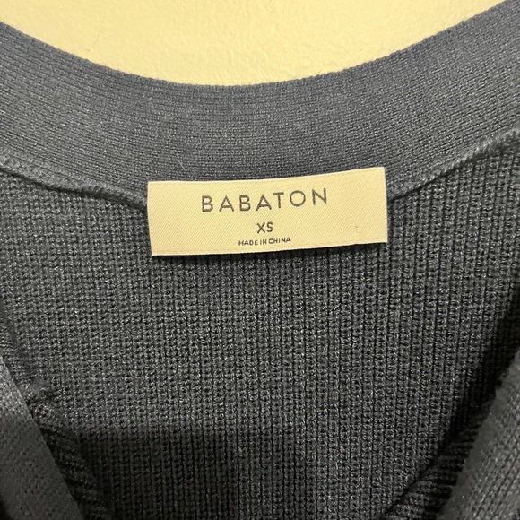 Blue knit Babaton dress - Picture 3 of 4